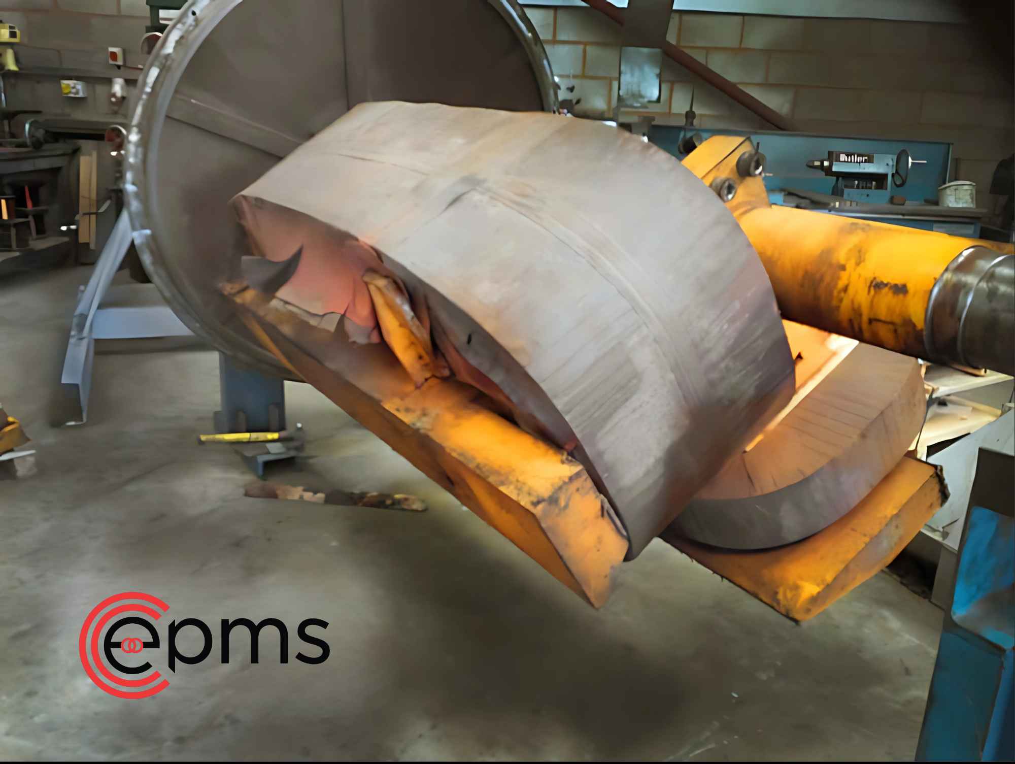 News article: Major repairs to large Steinert drum separator coil windings