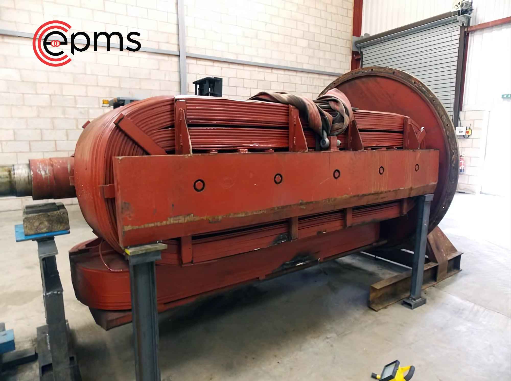 Image for article: Multiple coil repair to large Steinert drum separator